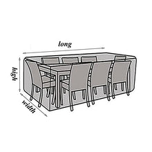 Garden Furniture Covers, Waterproof Patio Table Cover Tear Resistance 420D Oxford Fabric UV Resistant Protective Covers for Table Chair Sofa Outdoor Keep The Furniture Intact (Grey 90 x 90 x 75 cm)