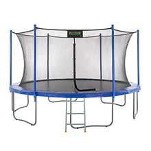 Outdoor Heights 16 Ft Trampoline with Enclosure and Ladder Blue