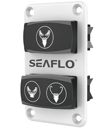 SEAFLO 24V Deluxe Flush Fresh Water Electric Marine Toilet White