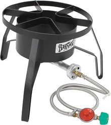 Bayou Classic Propane Turkey Fryer Kit - Burner and 32qt Stainless Steel Pot