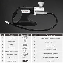 FONOBO USB Powered Smoke Infuser Machine, Cocktail Smoker Kit, Kitchen Food Smoked Bubble Machine, Gift for Man, for Outdoor BBQ & Home