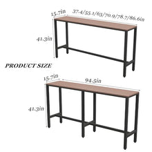 Bar Table, Wood Plastic Composite Pub High Top Cocktail Tables, Breakfast Desk for Kitchen, Small Space, Coffee Shop （Not Include Stools）