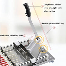 RJYYYDS Manual Lamb Skewer Grilling Machine, Stainless Steel 10-Skewer Meat Skewer Grilling Machine, A Great Helper for Home Barbecues.