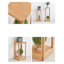 Wooden Plant Display Stand Flower Rack Storage Rack Organizer for Plant Flower Pots Indoor Outdoor Living Room Office Garden Plant Stand Display Stand (Size : Small) ()