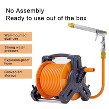 Water Hose Hose car wash Watering Flowers Catch tap tap、high Pressure Water Gun Hand Push Hose cart、Garden Hose and Ree、Supplied Assembled with 30m-60m Hose、1 Nozzle and Fittings (Size : High pressur