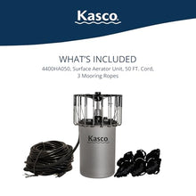 Kasco 1HP Surface Aerator, 240V, 50ft Power Cord (Float Not Included)
