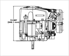 Briggs and Stratton 356776-0013-G1 Vanguard Series, Twin Cylinder, 4-Cycle Gas Engine, 1" x 3-3/16" Crankshaft, Black