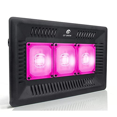 Waterproof 300W Led Grow Light Full Spectrum New Technology Cob Led Grow Light Natural Heat Dissipation Without Noise Suitable for Plants All Growing Stage Indoor and Outdoor