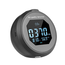 JSEIAJB 3-in-1 CO2 Meter Thermohygrometer CO2 Monitor Palm-Size Air Quality Detector Temperature Humidity Air Quality Analyzer