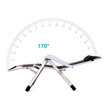 5JJJLOOOPP Sun Lounger, Zero Gravity Chair, Beach Chair, Lounge Chair Deck Chair, Folding Recliner Chair, Super Wide 65 CM, Beach Patio Garden C (1)