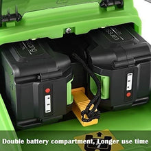 AMYYTL Electric Cordless Lawnmower Push Rotary Lawnmower Lightweight Hover Collect Lawn Mower Cutting Heights 30-70 cm up to 380 m2 Garden with 30L Grass Box