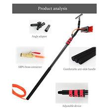 Water Supply Pole for Window Glass, Solar Photovoltaic Panel Cleaning Brush, Aluminum Alloy Telescopic Pole,Glass Cleaning Tools for Indoor/Outdoor High Window,6.0 M/19.7 Ft