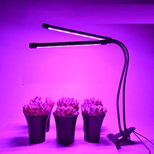 Led Grow Light Plant Grow Light Led Plant Light Growth Lamp USB Timing Remote Control Double Head Clip Plant Fill Light