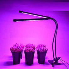 Led Grow Light Plant Grow Light Led Plant Light Growth Lamp USB Timing Remote Control Double Head Clip Plant Fill Light