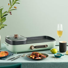 Non-stick Electric Grill Household Hot Pot Multi Cooker Machine Barbecue Maker