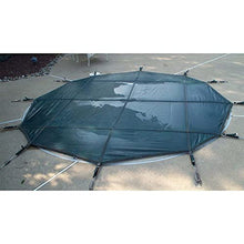 Heavy Duty Round Pool Cover Winter,In-Ground Swimming Pool Safety Cover,Green Mesh,5ft/6ft/7ft/8ft/10ft/12ft/14ft/15ft/18ft/24ft Large,Custom Size (Size : 18ft/5.5m)