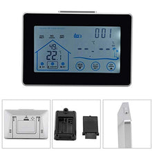 MVUYO Thermometer Gauge Touch Screen Weather Station with Sensor Digital Hygrometer Indoor Outdoor Thermometer Temperature and Humidity Monitor