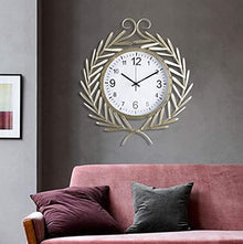 SBTXHJWCGLD Garden Clock,Outdoor Garden Wall Clock Silent Non-Ticking Outdoor Wall Waterproof Garden Ornament for Home Garden Patio Yard