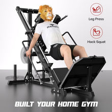 Mappding Leg Press Hack Squat Machine Black