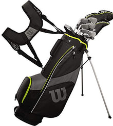 WILSON Golf Profile SGI Men's Complete Golf Set - Teen, Left Hand Yellow/Grey/Black