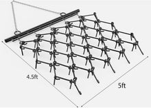 Drag Harrow 5 x 4.5 FT 1/2" Tines for ATV UTVs Lawn Tractors Leveling Heavy Duty