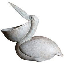 PUPAYA Garden Pelican Sculpture,Wild and Rare Great Waterfowl Figurine,Magnesium Oxide Outdoor Statue for Patio,Lawn,Yard Art Decoration