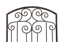 H Potter Premium 8-Foot Iron Garden Trellis - Heavy Duty Plant Support for Climbing Vines & Privacy Screen