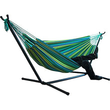 YRHH Portable Outdoor Canvas Hammock Stand, Camping Swing Hanging Bed, Outdoor Garden Furniture Hammock-A||with Support