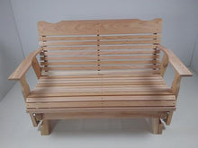 Kilmer Creek 4 Foot Cedar Outdoor Porch Glider, Amish Crafted