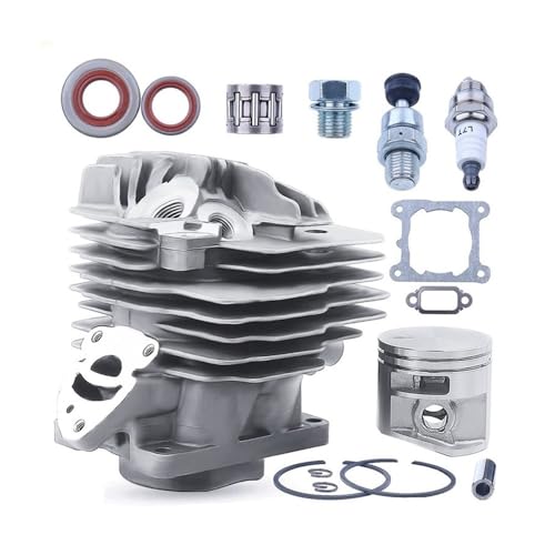 BMPWANGL 44.7mm Cylinder Piston Base Gaskets End Rebuild Kit Fit for Ms261 Ms261C Ms 261 Chainsaw Parts