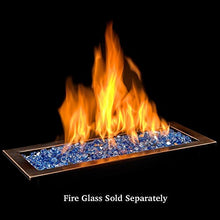 48" x 6" Oil Rubbed Bronze Linear Drop-in Fire Pit Pan