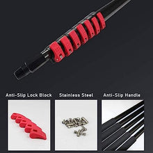 3.6-12m,Window Poles, Water Supply Retractable Brushes for Cleaning Greenhouse Roofs, Cleaning Photovoltaic and Solar Panels, Cleaning Brush Heads,35cmbrushhead-9M/30FT