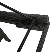 Afuera Living Modern Outdoor Grey Wicker Chaise Lounge Set of 4
