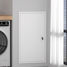 White Metal Access Panel Door in Hatch Cover for Gas, Water, Electricity - Durable Service Door with Lockable for Access Door 24"×36"/30"×20"/32"×48"(20x48in/51x122cm)