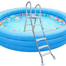 Above Ground Swimming Pool Ladder with Double-Sided Entry, Non-Slip Design, and High Load Capacity for Safe and Easy Access-5 steps/60inch