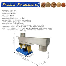 Yokoma Closed Type Electromagnetic Vibrating Feeder 1T/H Anti-Dust Design for Powder Granular Materials Stepless Control 110V 20W