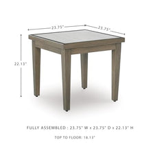Signature Design by Ashley Outdoor Patio Side and End Table, Large