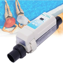 Saltwater Chlorinator for Pools, Swimming Pool Chlorine Machine, Saltwater Pool Machine with Automatic Cleaning 8g/h, 12g/h, 16g/h, 20g/h EC20(12g/H≤85m³)