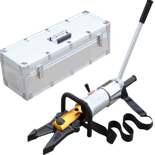 360° Rotary Hydraulic Spreader Plier,160mm Max Opening,Storage Box Built-in Manual Pump Operation Offers Automatic Heavy-Duty Cutting & Expansion