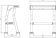 Dolphin T Tops 29" Leaning Post Bench Seat with 4 Rod Holders White