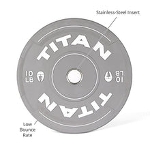 Titan Fitness 230 LB EZ-Grip Olympic Bumper Plates Set for Weightlifting and Strength Training