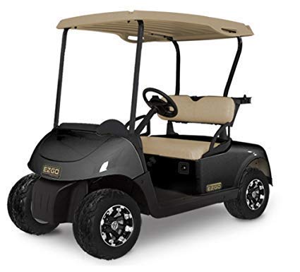 DOORWORKS GOLF CART ENCLOSURES Black Golf Cart Cover - EZGO RXV Vinyl Cart Cover, Swinging Hard Doors