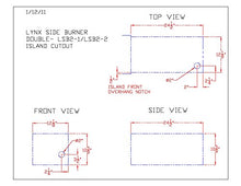 Lynx LSB2-2-NG Built-in Double Natural Gas Side Burner