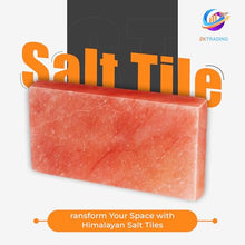 ZK Pack of 50 Himalayan Salt Tiles 8"x4"x1" for Sauna- with 2 Salt Glue