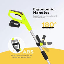 MiBoce Cordless Handheld Snow Shovel, 1200W Electric Snow Shovel, with 2 Batteries, Adjustable Direction, Cleaning Width 32cm, Maximum Throwing Distance 8m, for Patio, Playground, Farm