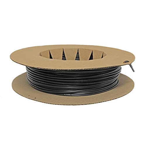 1/4" Polyethylene Drip Line with Built-In 1/2 GPH Emitters, UV Resistant, for Raised Beds, Garden Rows and Landscape Areas, Roll Length: 500ft