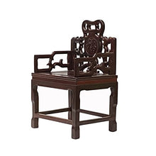 orientliving Chinese Rosewood Handmade Miniature Armchair Display Decor Art AWS1915 Brown