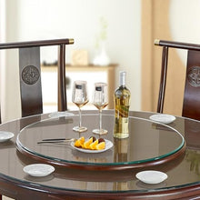KXWOQ3ED Round Glass Tabletop, 20" - 40" Clear Tempered Glass Table Top, Flat Polished Edge, Circle Glass Table Top for Dining Table, Coffee Table, Home and Office(95 CM(38 INCH))