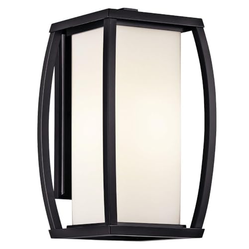 Kichler Bowen Outdoor Wall 1-Light Fixture Architectural Bronze 14.75-Inch