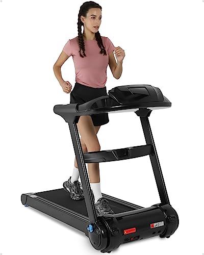 GARVEE Folding Treadmill 4.0 HP Black